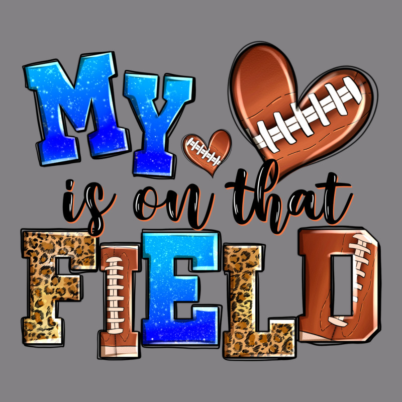 My Heart Is On That Field American Football Heavyweight Hoodie by Zillion Design Studio | Teevron