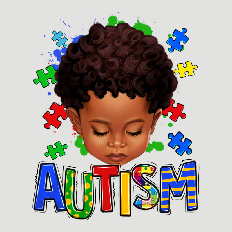 Autism Afro Kid Full Face Classic Tee by texasbilliewilder | Teevron