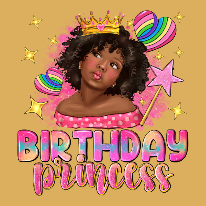 Birthday Princess With Afro Girl Premium Hoodie by NancyCooperArtShop | Teevron