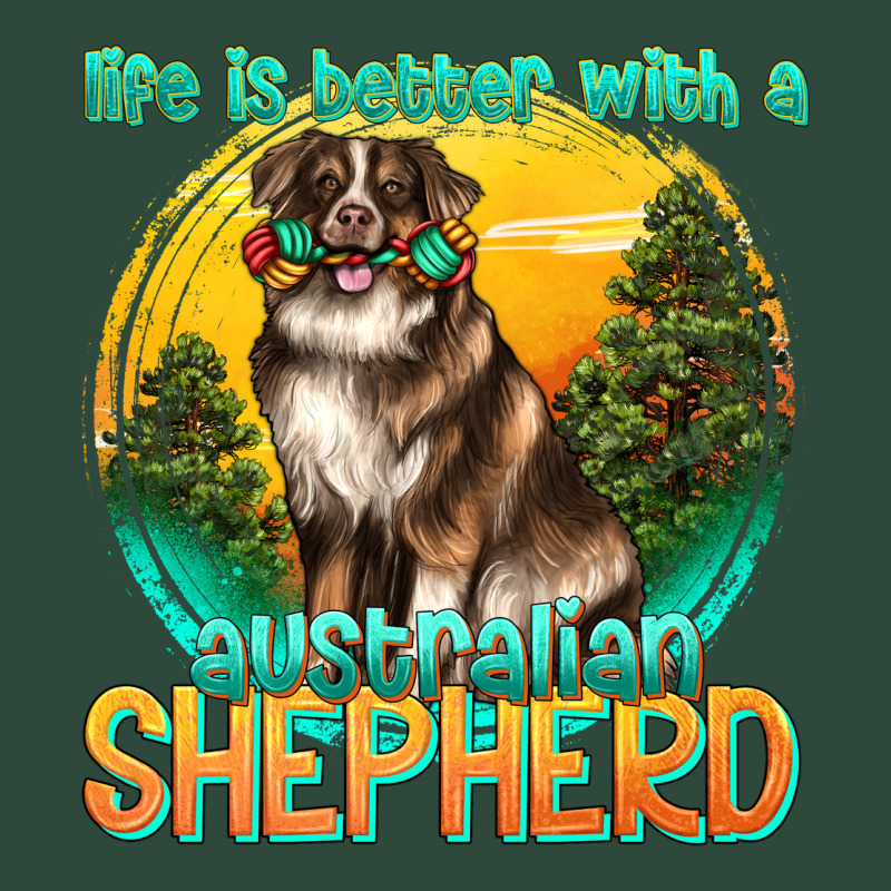 Life Is Better With A Australian Shepherd Zipper Hoodie by texasbilliewilder | Teevron