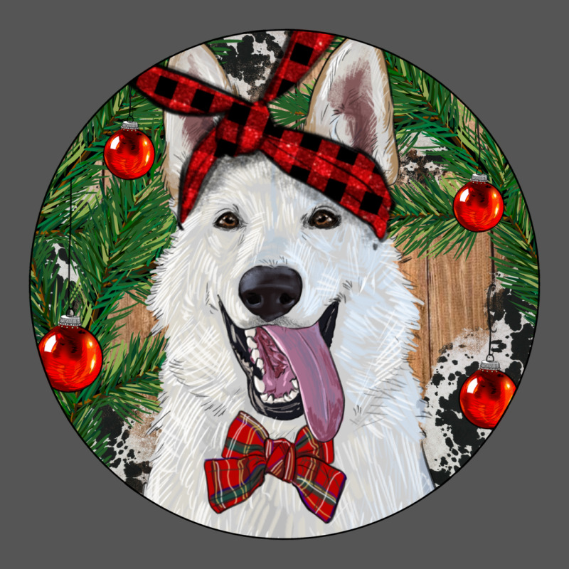 Christmas White Shepherd With Cowhide Zipper Hoodie by RanaPortraitStore | Teevron