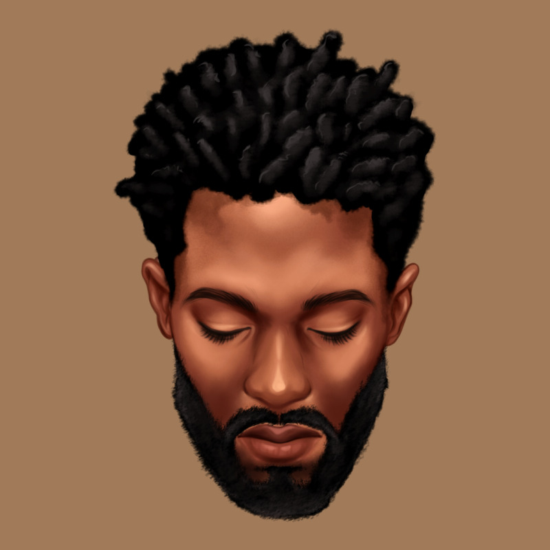 Bearded Black Man Portrait Classic Tee by texasbilliewilder | Teevron
