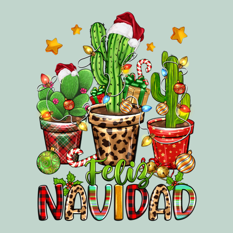 Christmas Cactus Feliz Navidad Zipper Hoodie by Zillion Design Studio | Teevron