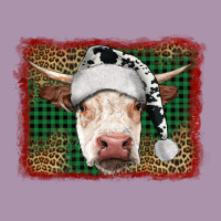 Christmas Cow With Background Heavyweight Hoodie | Teevron