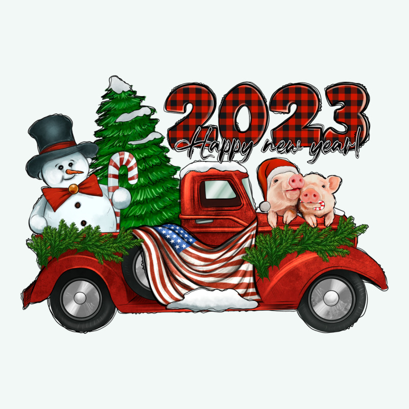 Happy New Year Truck 2023 Premium Hoodie by Jasminsmagicworld | Teevron