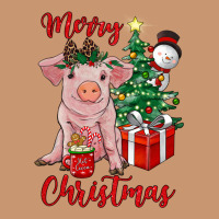 Merry Christmas Pig Heavyweight Hoodie | Teevron