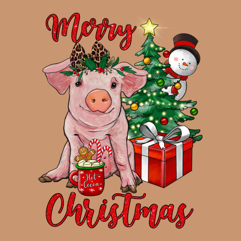 Merry Christmas Pig Heavyweight Hoodie by RanaPortraitStore | Teevron