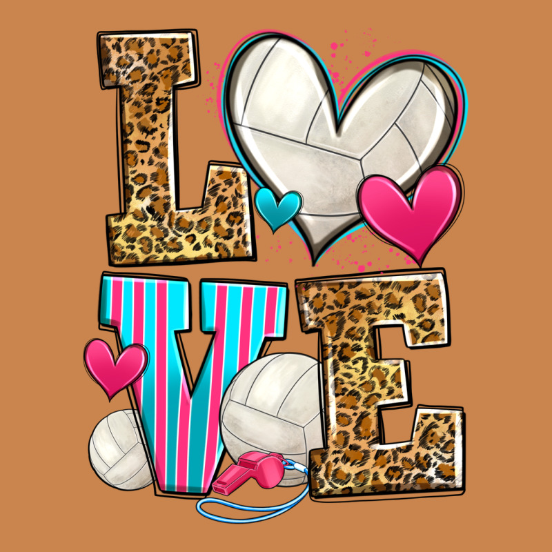 Love Volleyball Heavyweight Hoodie by Zillion Design Studio | Teevron