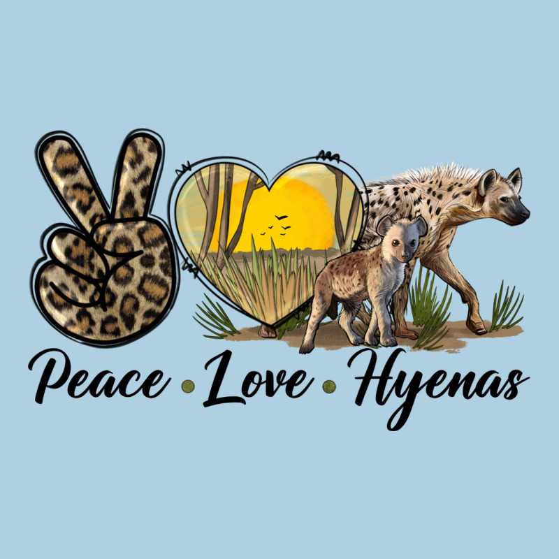 Peace Love Hyenas Premium Hoodie by LillyAllenDesigns | Teevron
