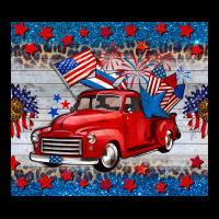 American Truck 4th Of July Tumbler Ladies Tee | Teevron