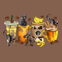 Monkey Coffee Cups Zipper Hoodie | Teevron