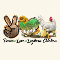 Peace Love Leghorn Chicken Premium Hoodie | Teevron
