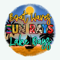 Boat Waves Sun Rays Lake Days Premium Hoodie | Teevron