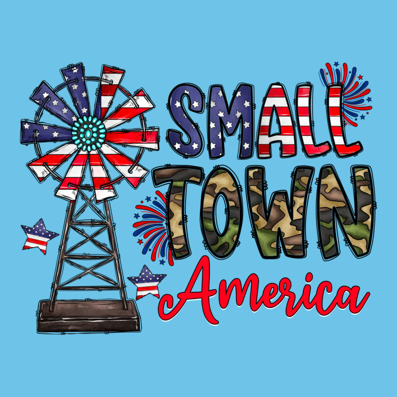 Small Town America Premium Sweatshirt by CowhideDigitalArt | Teevron