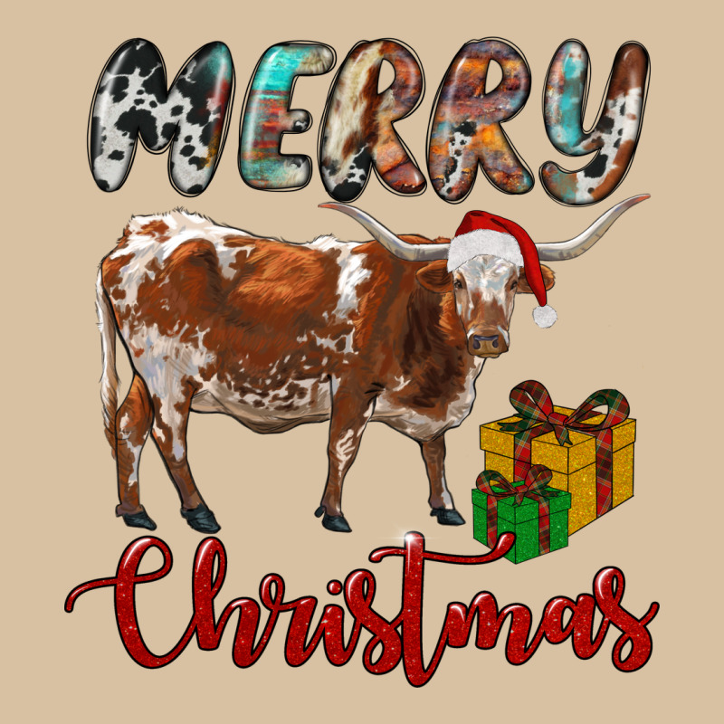 Texas Longhorn Merry Christmas Heavyweight Hoodie by RanaPortraitStore | Teevron