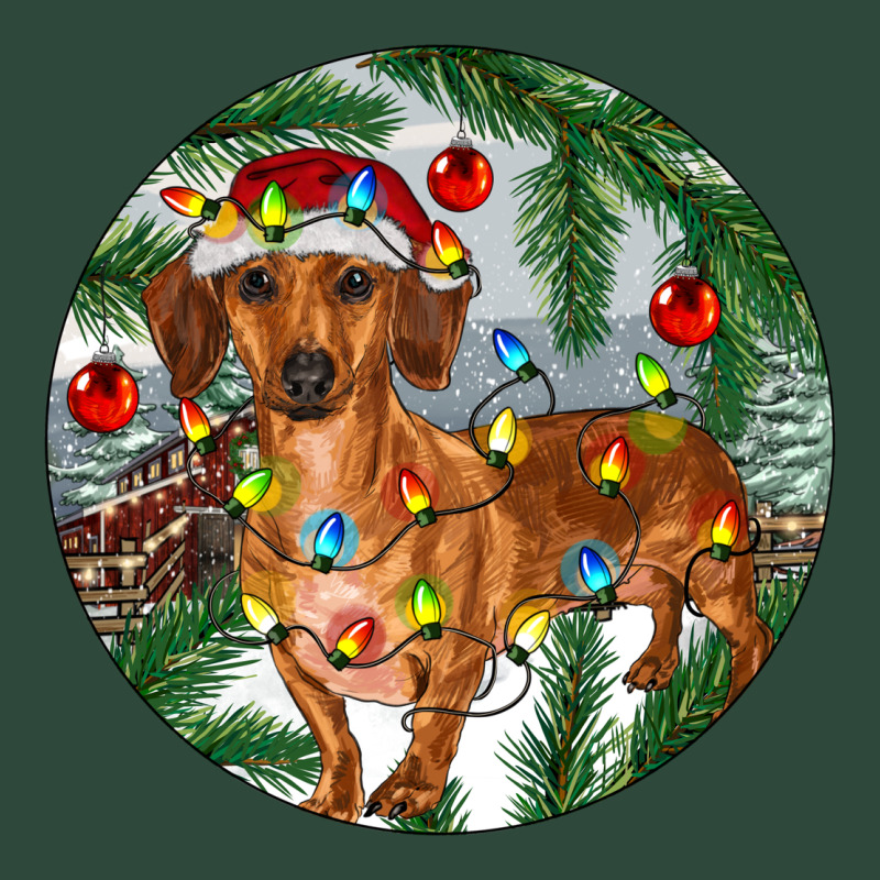 Dachshund Christmas Tree Zipper Hoodie by RanaPortraitStore | Teevron