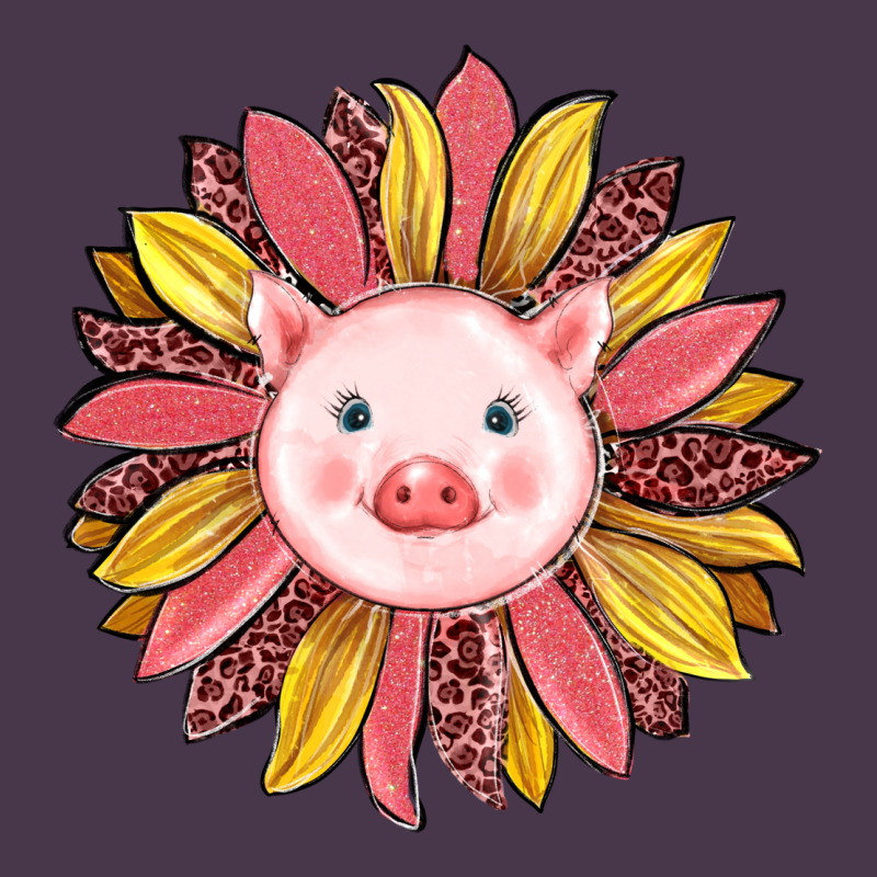 Pig Sunflower Heavyweight Hoodie by RanaPortraitStore | Teevron