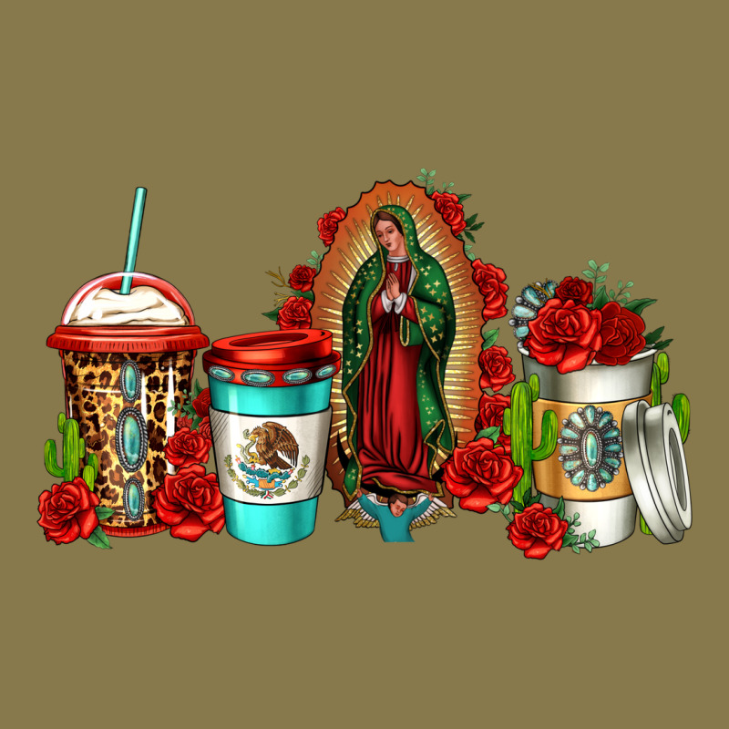 Lady Of Guadalupe Coffee Premium Hoodie by Jasminsmagicworld | Teevron
