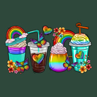 Rainbow Coffee Cups Zipper Hoodie | Teevron