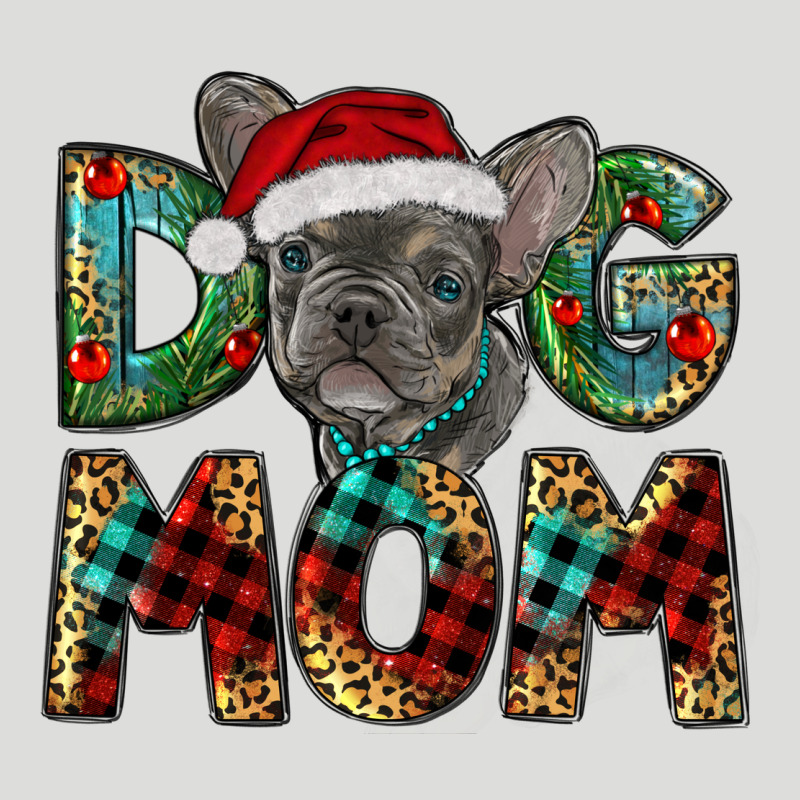Christmas French Bulldog Mom Zipper Hoodie by RanaPortraitStore | Teevron
