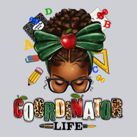 Educational Coordinator Life Afro Messy Bun Classic Tee | Teevron
