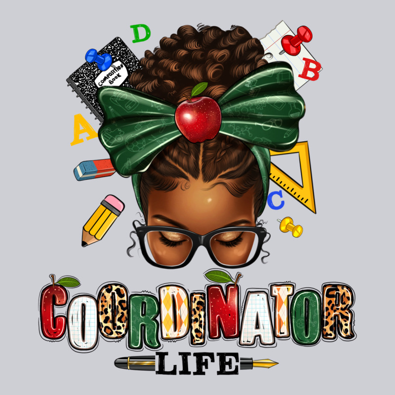 Educational Coordinator Life Afro Messy Bun Classic Tee by texasbilliewilder | Teevron