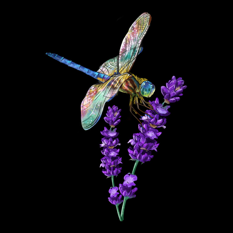 Dragonfly With Lavender Urban Hoodie by LillyAllenDesigns | Teevron