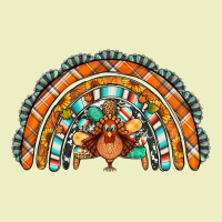 Turquoise Thanksgiving Turkey Rainbow Urban Hoodie | Teevron