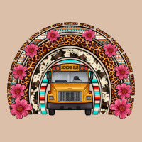 School Bus Leopard Cowhide Rainbow Urban Heavy Tee | Teevron
