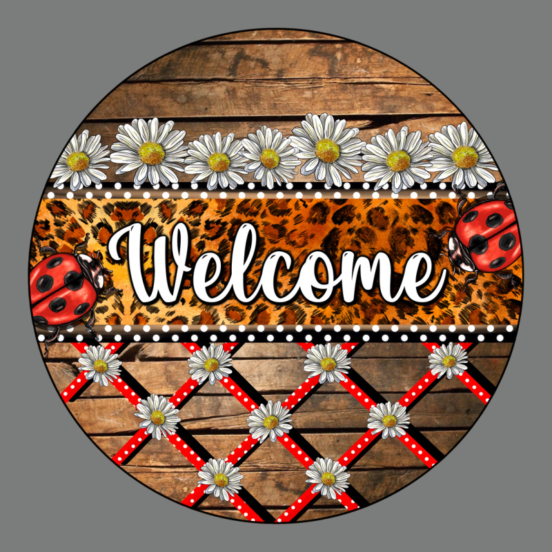 Ladybug Welcome Ornament Premium Hoodie by BarkalooDesign | Teevron