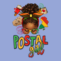 Juneteenth Afro Messy Bun Postal Girl Classic Tee | Teevron