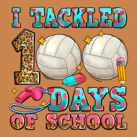 I Tackled 100 Days Of School Volleyball Heavyweight Hoodie | Teevron