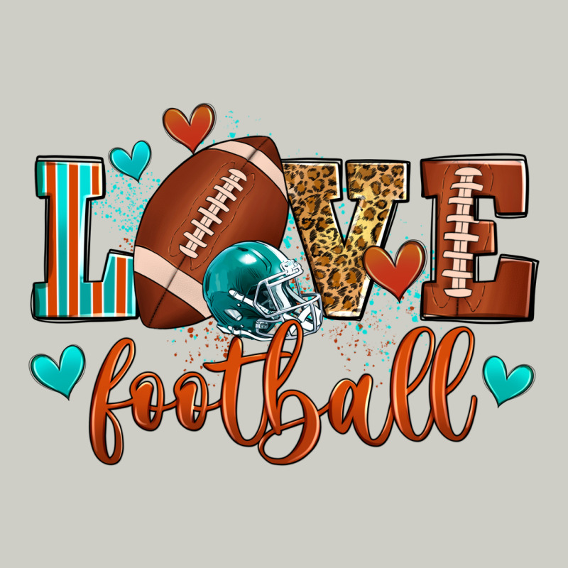 Love Football Heavyweight Hoodie by Zillion Design Studio | Teevron