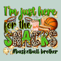 Im Just Here For The Snacks Basketball Brother Zipper Hoodie | Teevron