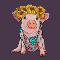 Sunflower Pig With Gemstone Heavyweight Hoodie | Teevron