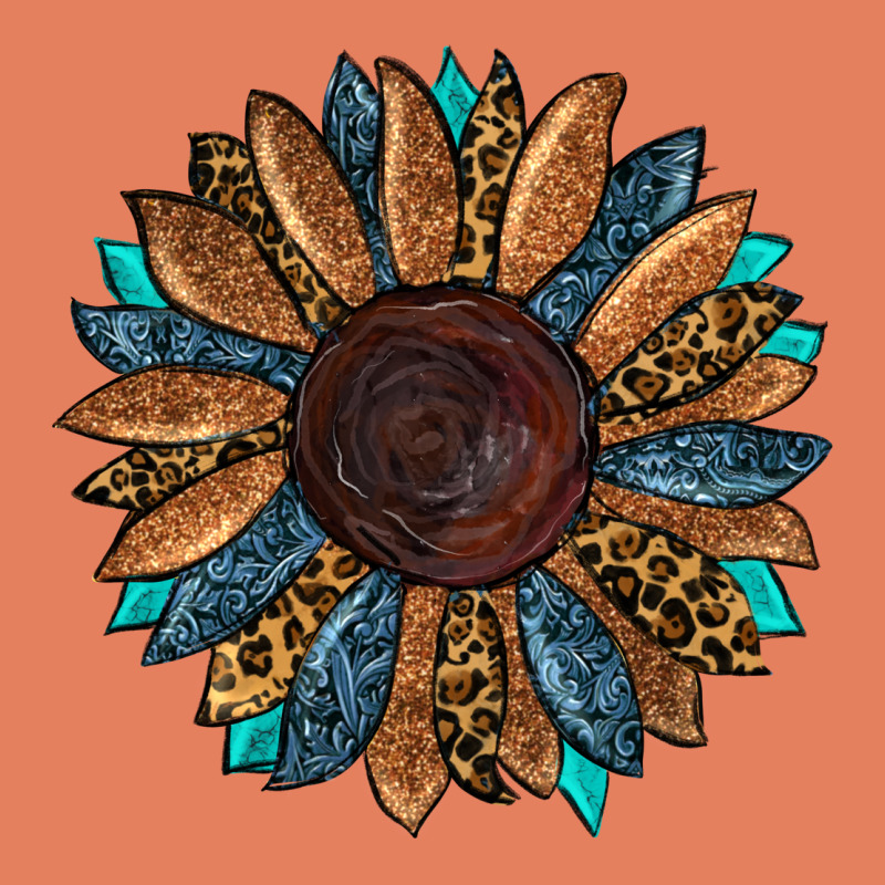 Fall Tooled Leather Sunflower Classic Tee by RanaPortraitStore | Teevron