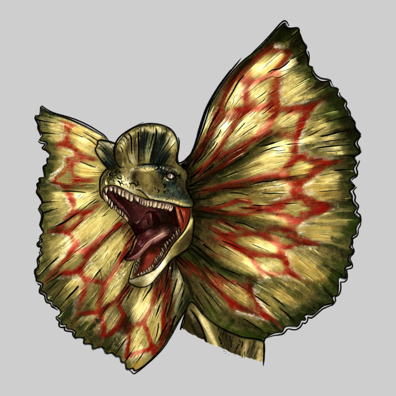 Dilophosaurus Face Premium Tee by LillyAllenDesigns | Teevron