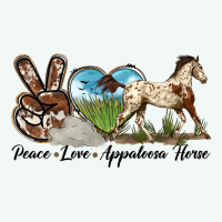 Peace Love Appaloosa Horse Premium Hoodie | Teevron