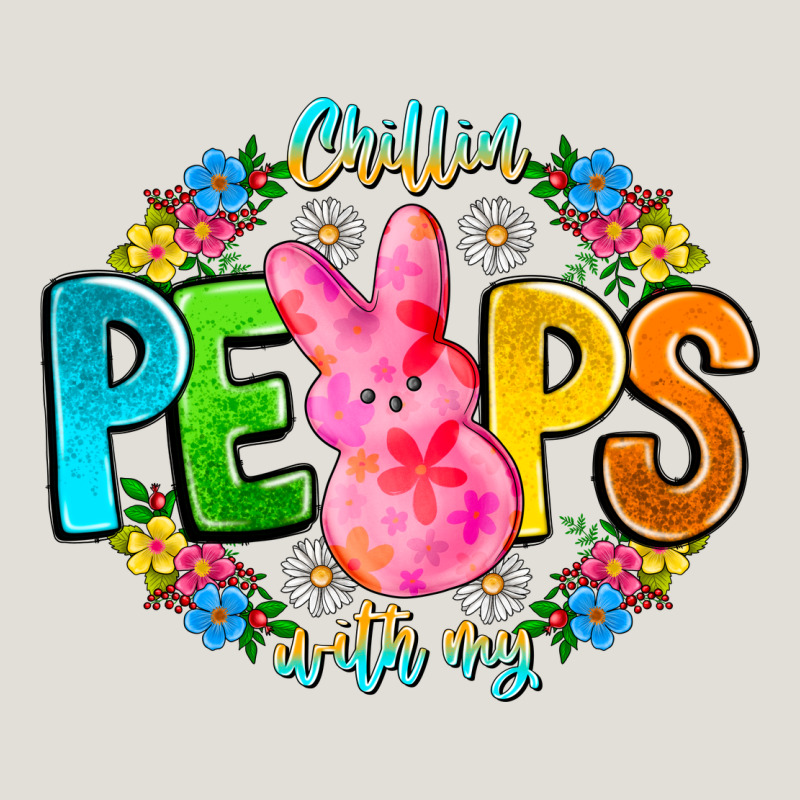 Chillin Peeps With My Heavy Core Tee by CowhideDigitalArt | Teevron