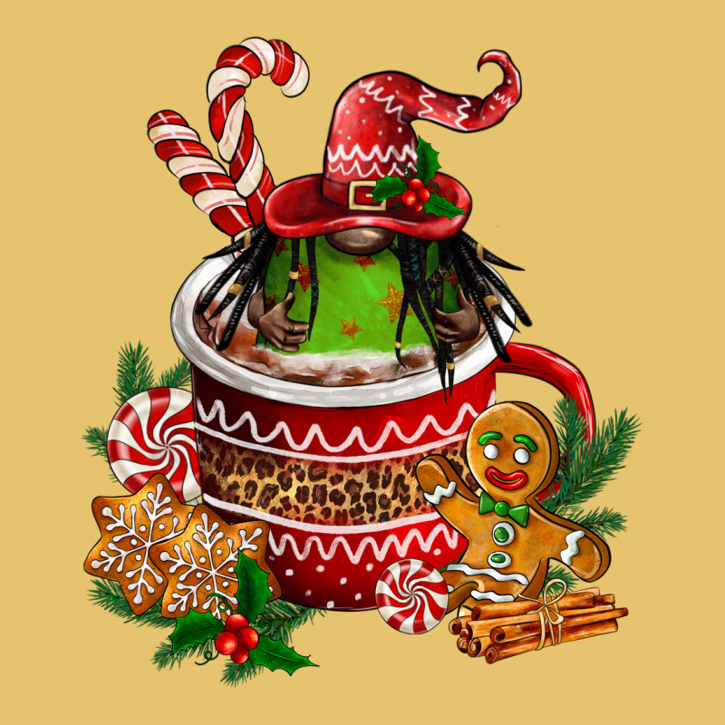 Christmas Coffee Afro Gnome Premium Sweatshirt by FaDigitalArtStudio | Teevron