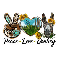 Peace Love Donkey Head | Teevron