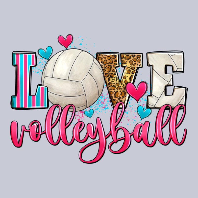 Love Volleyball Heavyweight Hoodie by Zillion Design Studio | Teevron