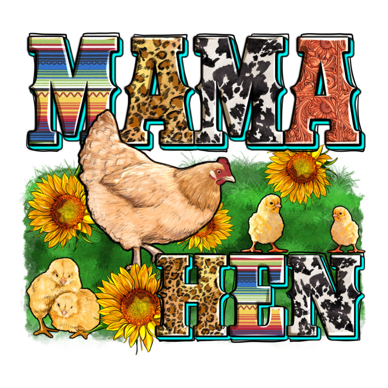 Mama Hen Heavyweight Hoodie by Zillion Design Studio | Teevron