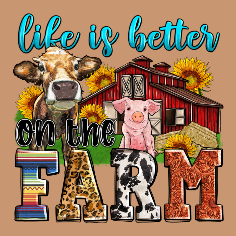 Life Is Better On The Farm Heavyweight Hoodie by Zillion Design Studio | Teevron