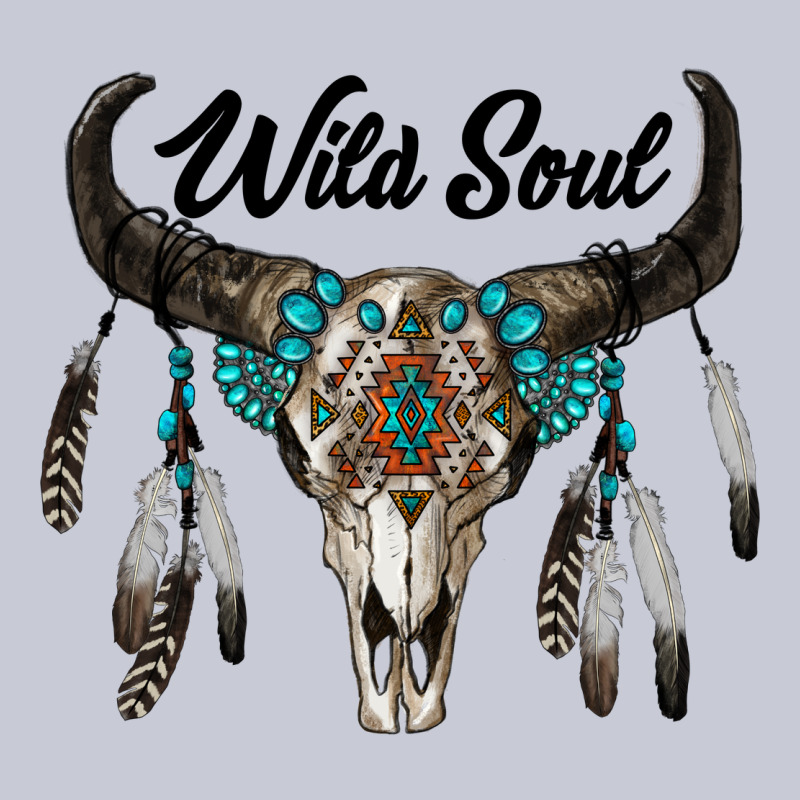 Wild Soul Boho Skull Heavyweight Hoodie by RanaPortraitStore | Teevron
