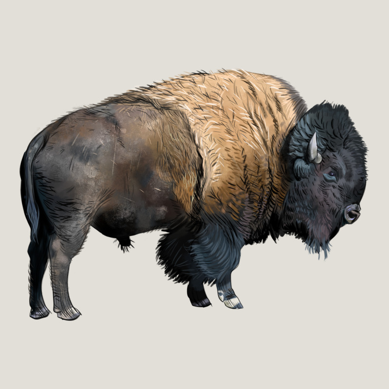Bison Buffalo Heavy Core Tee by LillyAllenDesigns | Teevron