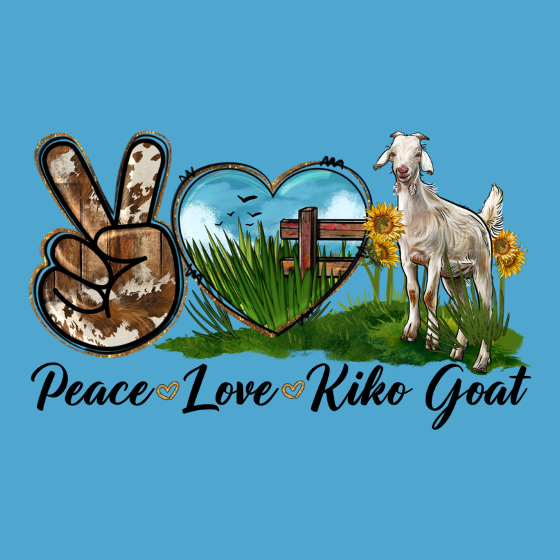Peace Love Kiko Goat Premium Hoodie by LillyAllenDesigns | Teevron