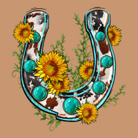 Cowhide Sunflower Horseshoe Heavyweight Hoodie | Teevron