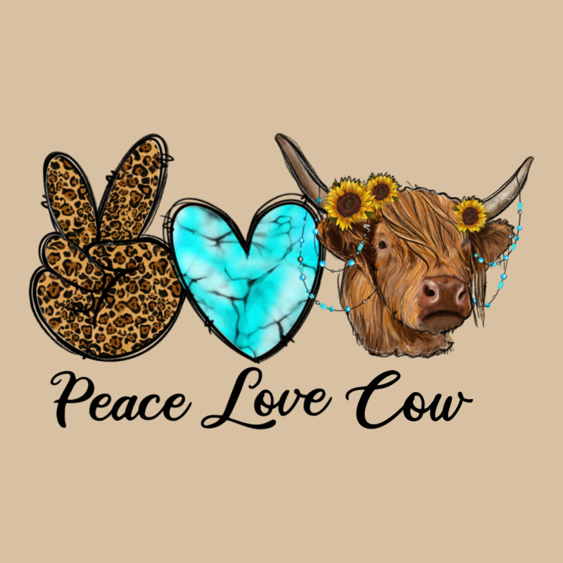 Peace Love Cow Heavyweight Hoodie by RanaPortraitStore | Teevron