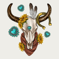 Western Cow Skull Zipper Hoodie | Teevron